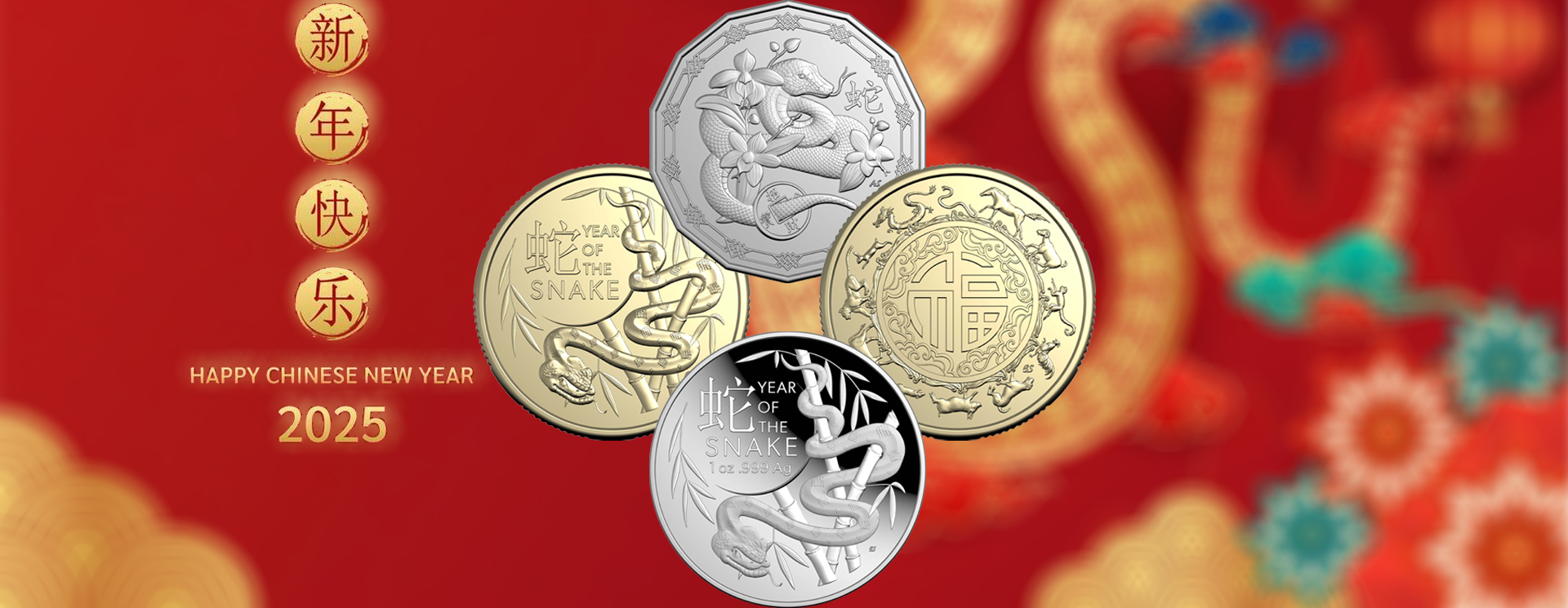 2025 Year of the Snake Coins