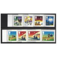 Great Britain 2015 Christmas Set of 8 Stamps Self-adhesive SG3771/78 MUH  