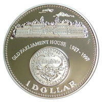 Australia 1997 $1 Old Parliament House Silver Proof Subscription Coin