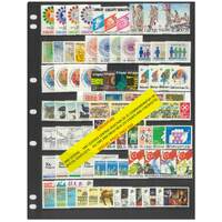Singapore 1982-87 Selection of 21 Commemorative Sets 79 Stamps & 3 Mini Sheets MUH #422