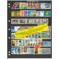 Malaysia 1963-85 Selection of 24 Commemorative Sets 73 Stamps & 1 Mini Sheet MUH #412