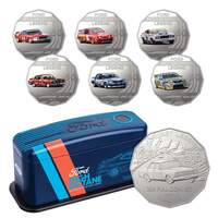 Australia 2018 50c Ford High Octane 7 Coin Collection In Tin 