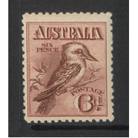 Australia 1914 Engraved 6d Kookaburra Stamp SG19 Good Centring MUH #AUBK