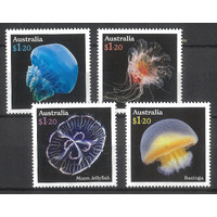 Australia 2023 Jellyfish: Underwater Wonders Set of 4 Stamps MUH