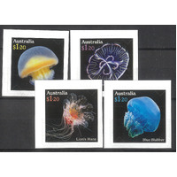 Australia 2023 Jellyfish: Underwater Wonders Set of 4 Self-adhesive Stamps ex booklet MUH