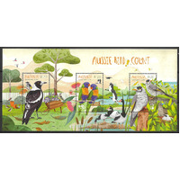 Australia 2023 Aussie Bird Count Mini Sheet MUH
