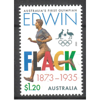 Australia 2023 Australias First Olympian: Edwin Flack Single Stamp MUH