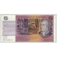 Commonwealth of Australia 1969 $5 Star Banknote Phillips/Randall R203SF VF