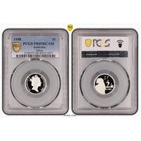 Australia 1988 $2 Silver Proof Coin PCGS  PR69