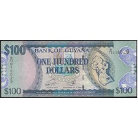 Guyana ND One Hundred Dollars Banknote P36 Unc