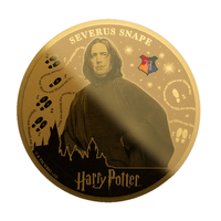 Samoa 2024 Harry Potter - Severus Snape 1/200 Oz Fine Gold Coin $25 Tala in Capsule