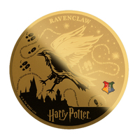 Samoa 2024 Harry Potter - Ravenclaw 1/200 Oz Fine Gold Coin $25 Tala in Capsule
