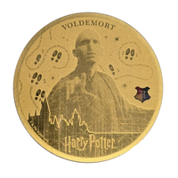 Samoa 2024 Harry Potter - Lord Voldemort 1/200 Oz Fine Gold Coin $25 Tala in Capsule