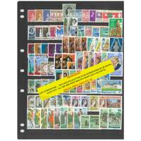 Monserrat 1937-79 Selection of 26 Commemorative Sets 84 Stamps & 4 Mini Sheets MUH #473