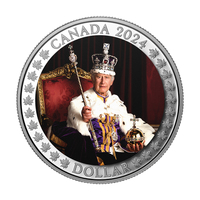 Canada 2024 Anniversary of King Charles III’s Coronation $1 Silver Proof Coin Special Edition
