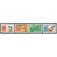 Ghana 1980 Rotary Set/4 Imperf Stamps SG934/37 MUH 36-17