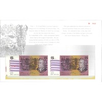 Australia 1992 $5 First Horizontal Pair of Banknotes by NPA