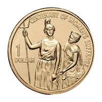 Australia 2003 Centenary of Women's Suffrage $1 Coin UNC