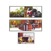 Australia 2005 (564) Australian Wine Set of 5 MUH SG 2538/42