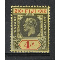 Fiji: 1924 KGV 4d Single Stamp SG 235 MUH #BR348