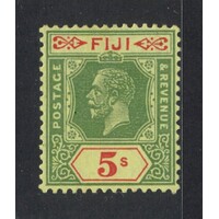 Fiji: 1926 KGV 5/- Single Stamp SG 241 MVLH #BR348