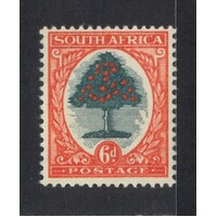 South Africa: 1946 6d Orange Tree Type III Single Stamp SG 61d MUH #BR395