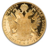 Austria 1915 4 Ducat Gold Coin