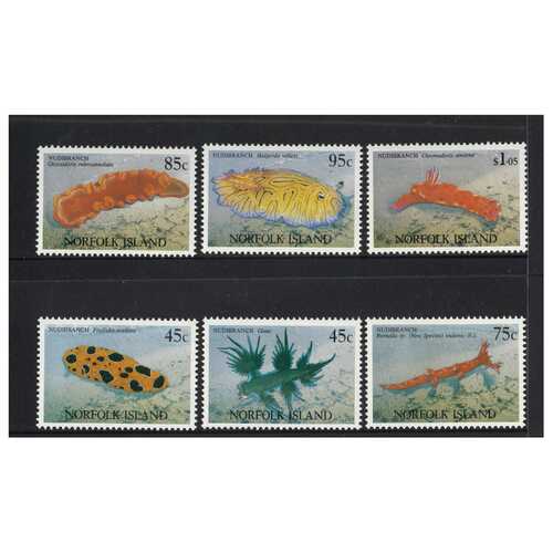 Norfolk Island 1993 Nudibranchs Set of 6 Stamps MUH SG550/55