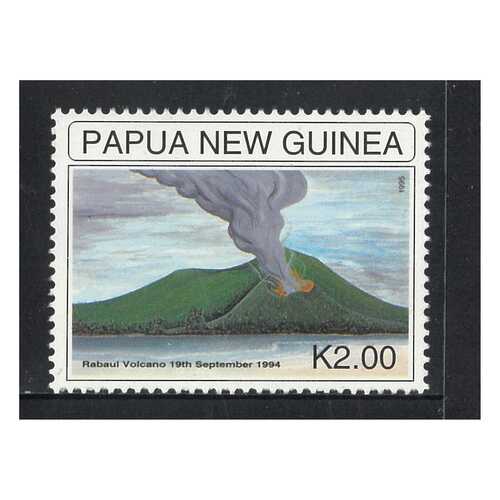 Papua New Guinea 1995 First Anniversary of Volcanic Eruption, Rabaul Single Stamp MUH SG771