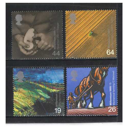 Great Britain 1999 Millennium Series/The Farmers' Tale Set of 4 Stamps SG2107/10 MUH