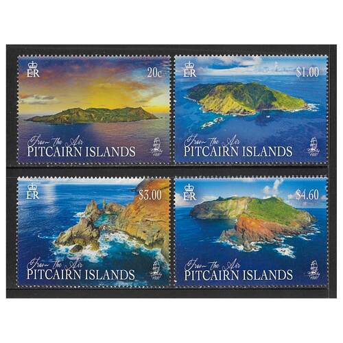 Pitcairn Islands 2018 Pitcairn Island from the Air Set of 4 Stamps SG1016/19 MUH