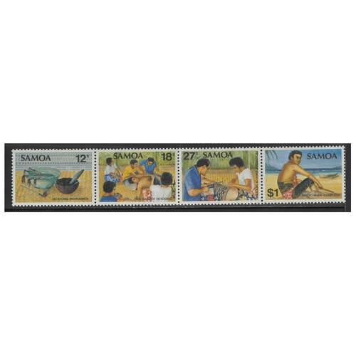 Samoa 1981 Tattooing Set of 4 Stamps SG602/05 MUH