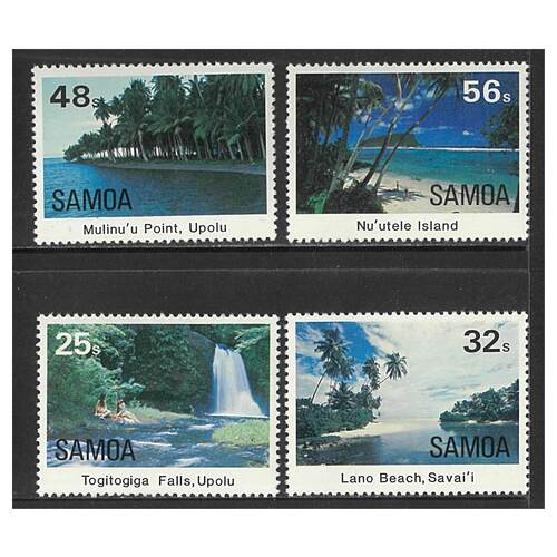 Samoa 1984 Scenic Views Set of 4 Stamps SG669/72 MUH