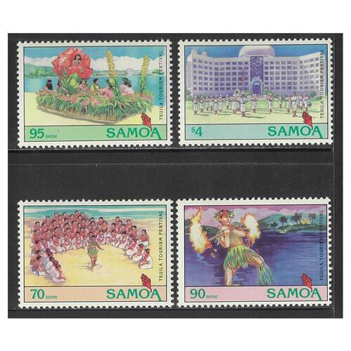 Samoa 1994 Teuila Tourism Festival Set of 4 Stamps SG925/28 MUH