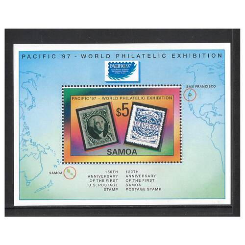 Samoa 1997 Pacific International Stamp Expo San Francisco Mini Sheet SG MS1005 MUH 