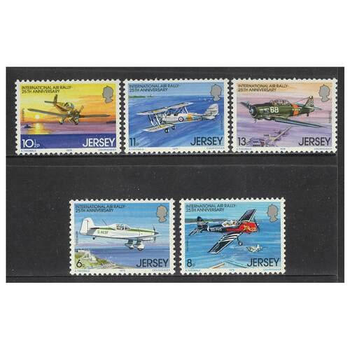 Jersey 1979 25th International Air Rally Set of 5 Stamps SG208/12 MUH