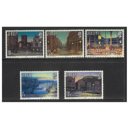 Jersey 1981 150th Anniv of Gas Lighting Set of 5 Stamps SG279/83 MUH