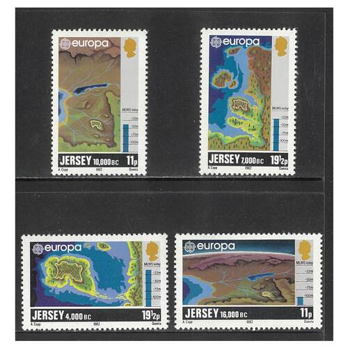 Jersey 1982 Europa/Formation of Jersey Set of 4 Stamps SG289/92 MUH