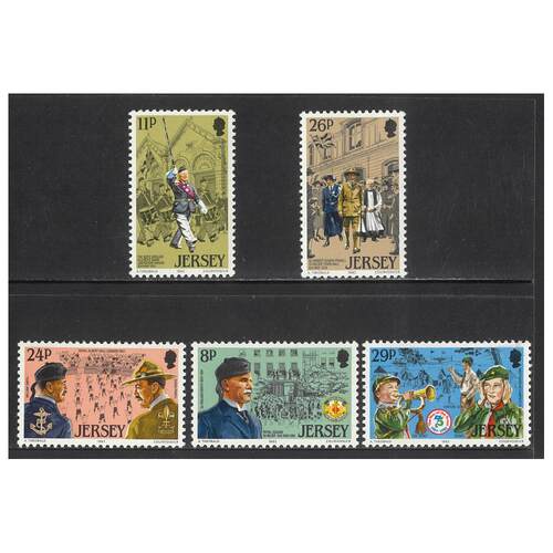 Jersey 1982 Youth Organisations Set of 5 Stamps SG299/303 MUH