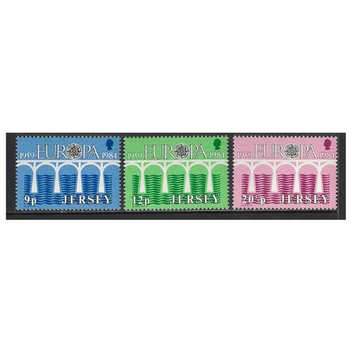 Jersey 1984 Europa Set of 3 Stamps SG330/32 MUH