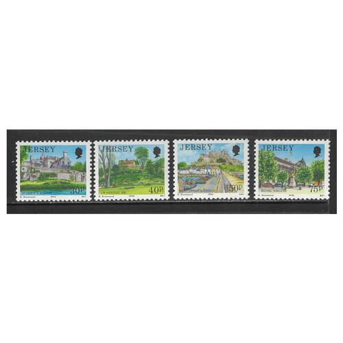 Jersey 1989 Jersey Scenes Part III Set of 4 Definitive Stamps SG488/91 MUH