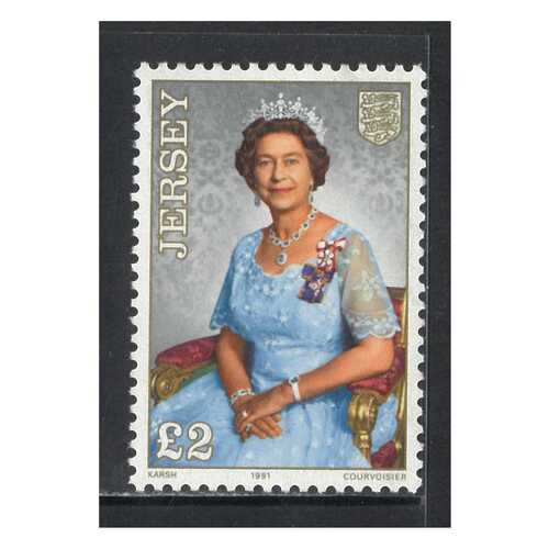 Jersey 1989 £2 Definitive Stamp Queen Elizabeth II SG491b MUH