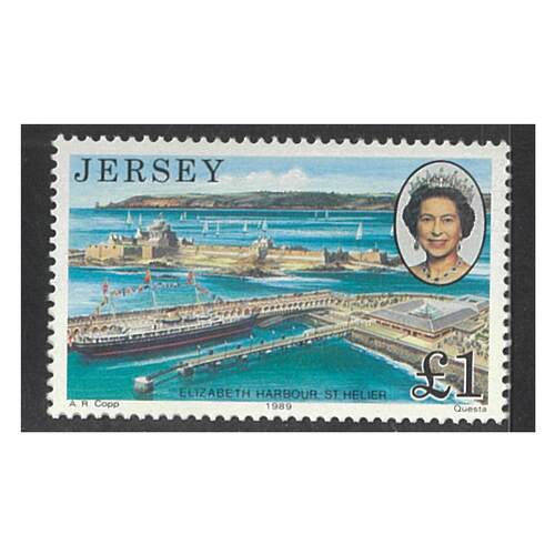 Jersey 1989 Royal Visit Single Stamps SG500 MUH