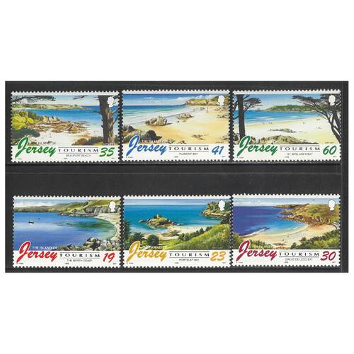 Jersey 1996 Tourism/Beaches Set of 6 Stamps SG752/57 MUH