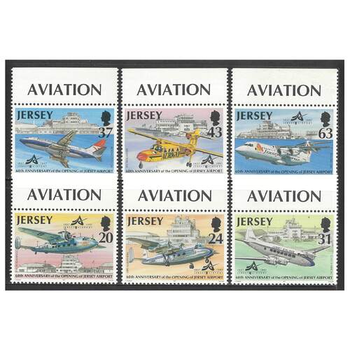 Jersey 1997 Aviation History 6th Series Set of 6 Stamps SG807/12 MUH