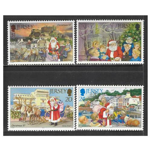 Jersey 1997 Christmas Set of 4 Stamps SG836/39 MUH