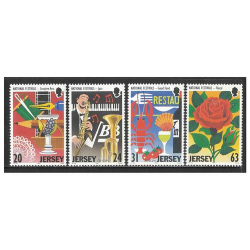 Jersey 1998 Europa/National Festivals Set of 4 Stamps SG850/53 MUH