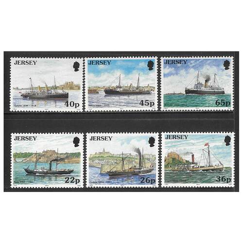 Jersey 2001 Maritime Links With France/Mail Ships Set of 6 Stamps SG973/78 MUH