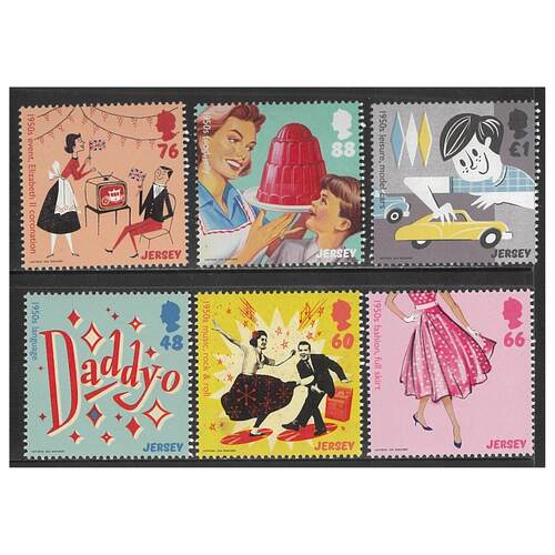 Jersey 2016 Popular Culture 1st Series Set of 6 Stamps SG2079/84 MUH