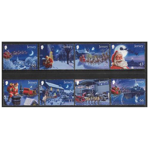 Jersey 2016 Christmas Set of 8 Stamps SG2117/24 MUH